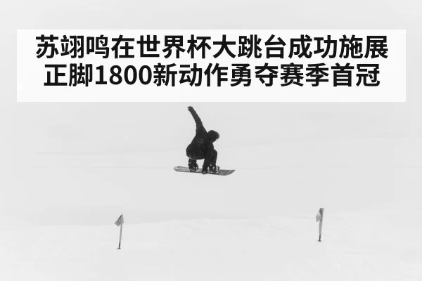 苏翊鸣在世界杯大跳台成功施展正脚1800新动作勇夺赛季首冠